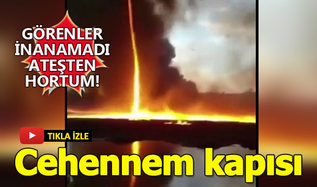 İngiltere'de oluşan görüntüler görenleri korkuttu