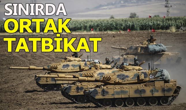 Irak askerleri TSK'nın tatbikat alanında