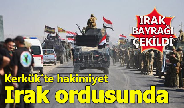 Irak ordusu Kerkük'te kontrolü ele geçirdi