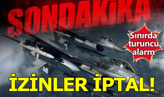 Irak ve Suriye sınırında turuncu alarm!
