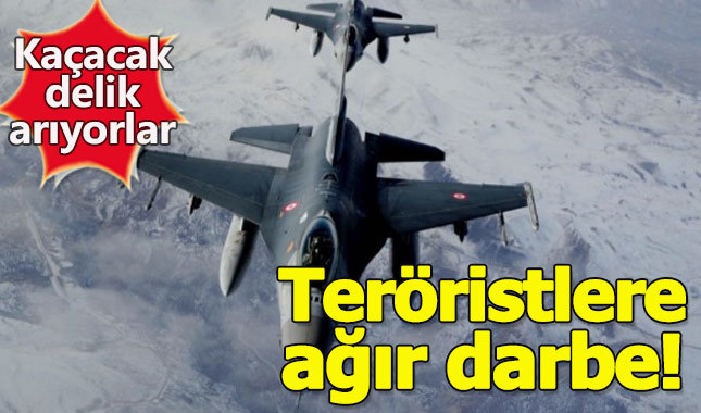 Irak'ın kuzeyine hava harekatı! 7 PKK'lı öldürüldü