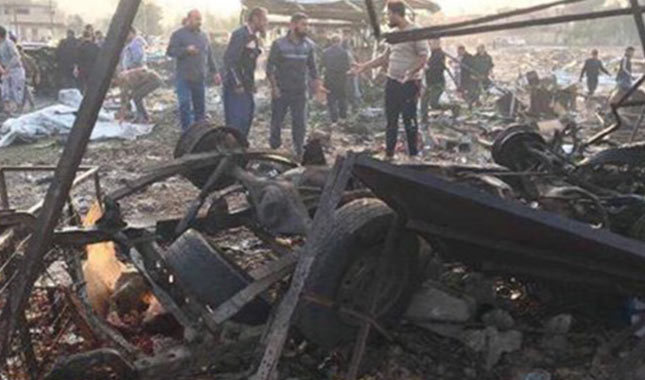 Irak'ta bombalı saldırı, halk pazarı hedef alındı