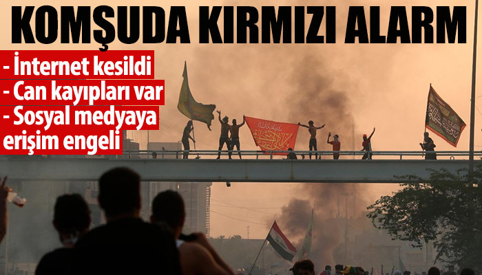 Irak'ta kırmızı alarm! Sosyal medyaya erişim engellendi