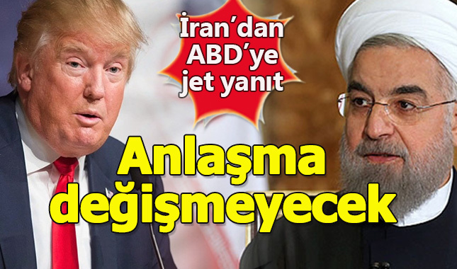 İran Cumhurbaşkanı Ruhani'den Trump'a cevap
