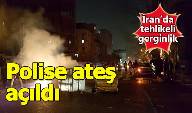 İran'da göstericiler polise ateş açtı