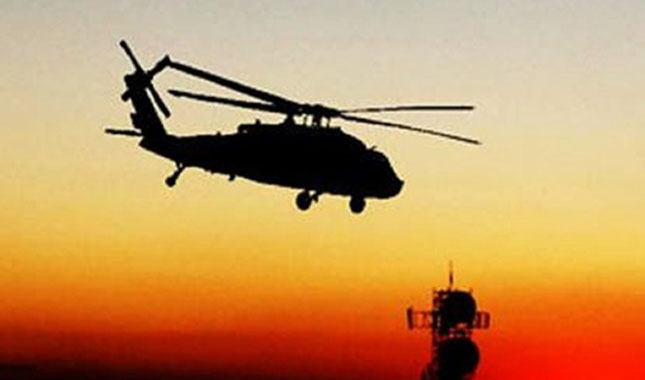 İran'ın askeri helikopteri düştü:1 ölü 2 yaralı