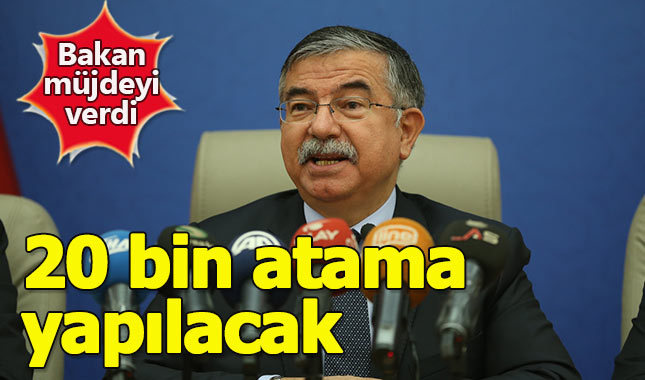 İsmet Yılmaz'dan kadro müjdesi: "20 bin öğretmen alınacak"