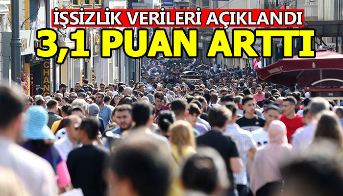 İşsizlik rakamları açıklandı! Artış var!