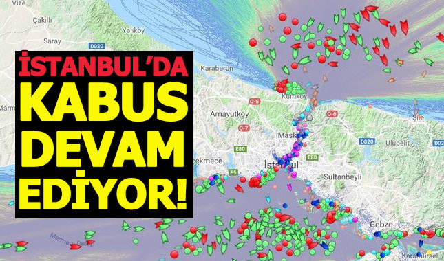İstanbul Boğazı'nda gemiler sis trafiği yaşıyor