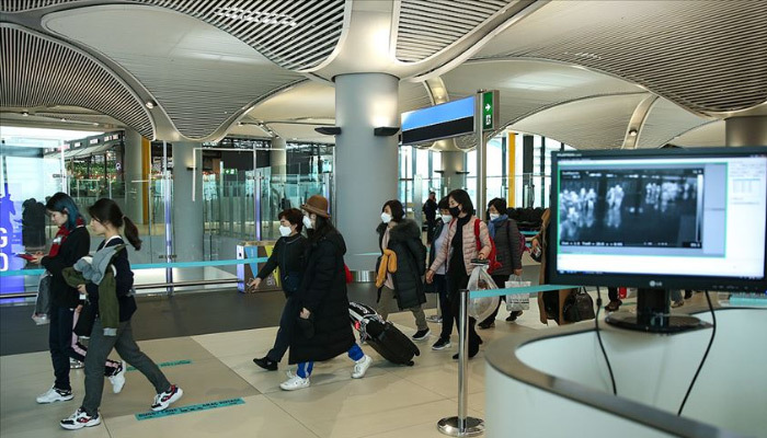 İstanbul Havalimanı'nda termal kamera kontrolü