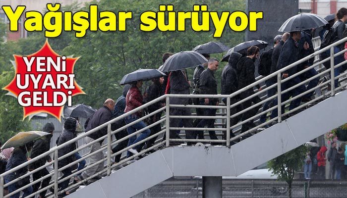 İstanbul hafta sonu da yağmurlu