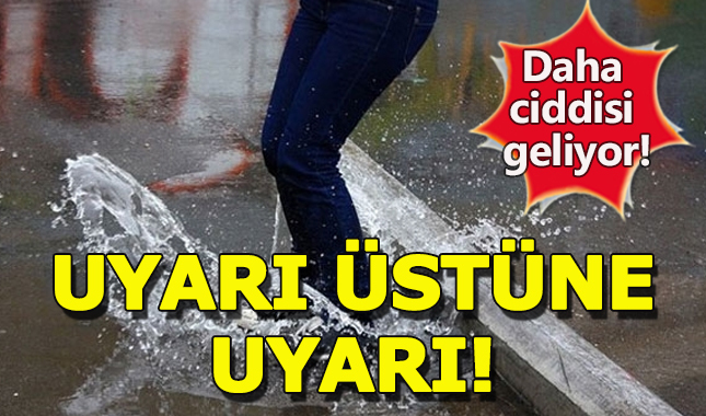 İstanbul için yeni yağış uyarısı: Saat 14:00'a dikkat