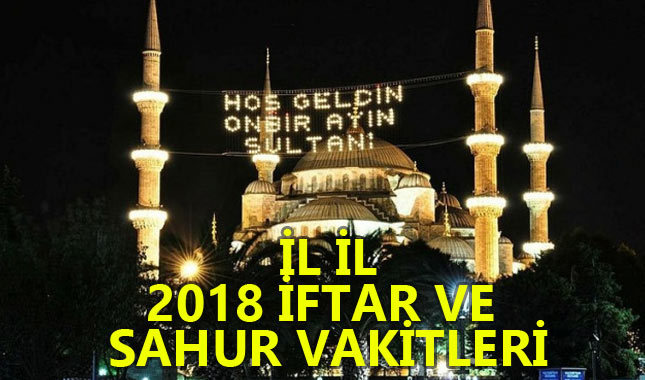 İstanbul iftar ve sahur vakti ne zaman kaçta!