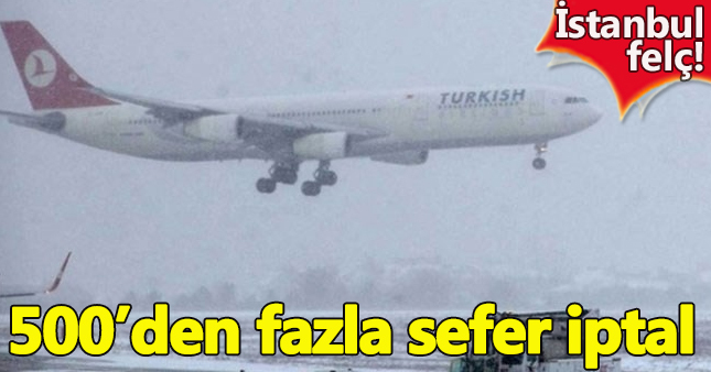 İstanbul uçuş seferleri iptal | THY-Onur Air-Pegasus iptal olan uçuşlar