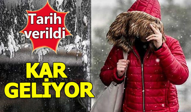 İstanbul'a kar uyarısı! 