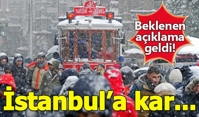İstanbul'a ne zaman kar yağacak - İstanbul hava durumu