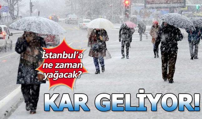 İstanbul'a ne zaman kar yağacak? Kar yağışı ne zaman başlıyor?