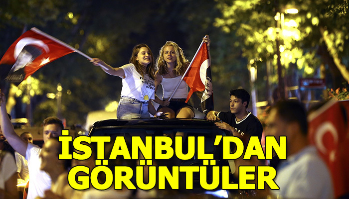 İstanbul'da İmamoğlu taraftarları sokaklara döküldü