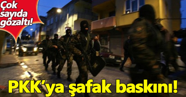 İstanbul'da PKK operasyonu: Çok sayıda gözaltı