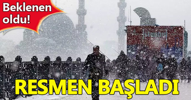 İstanbul hava durumu - İstanbul'da beklenen kar yağışı başladı