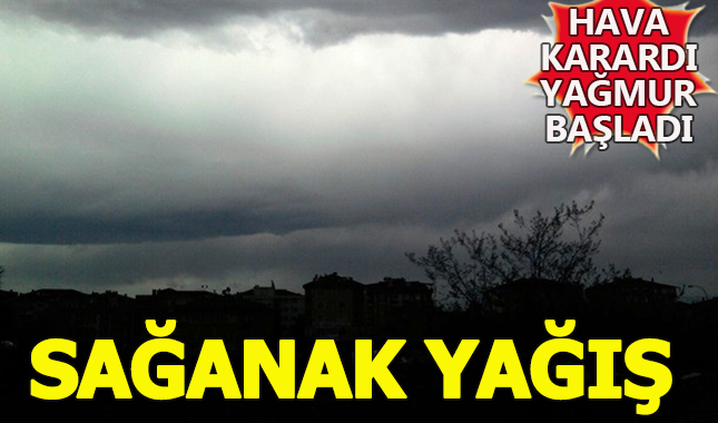 İstanbul'da hava karardı, sağanak yağmur bastırdı! Bugün hava durumu nasıl? Yağmur ne zaman bitecek? Ne kadar sürecek?