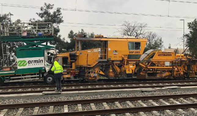 İstanbul'da korkutan tren kazası