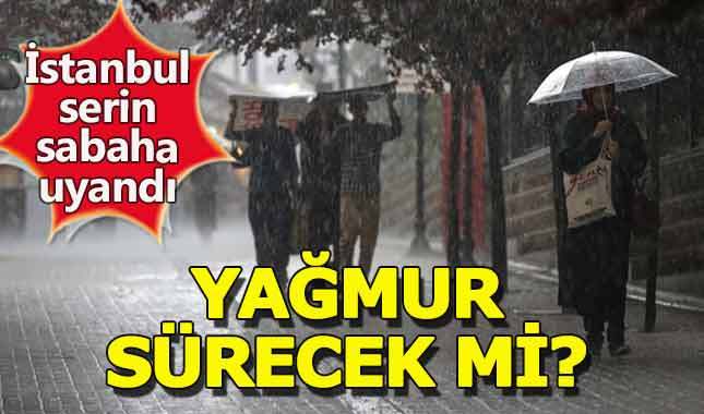 İstanbul'da sağanak yağmur etkili oldu
