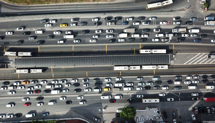 İstanbul'da son 2 ayın en yoğun trafiği oluştu