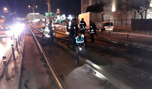 İstanbul'da tramvay seferlerinde aksaklık