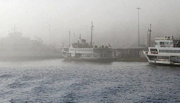 İstanbul'da vapur seferleri iptal edildi