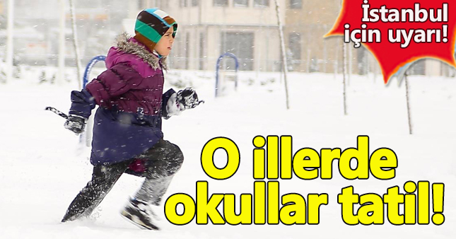 İstanbul'da yarın okullar tatil mi?