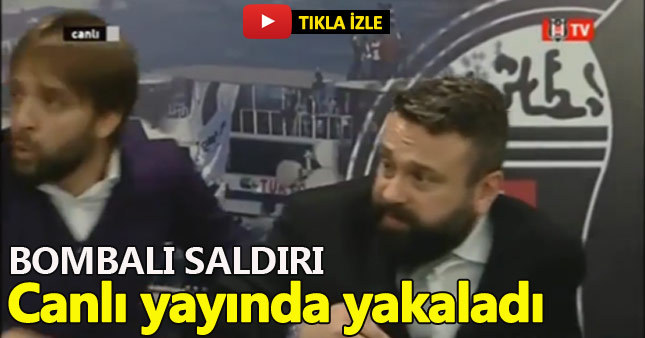İstanbul'daki patlama anı BJK TV'ye böyle yansıdı