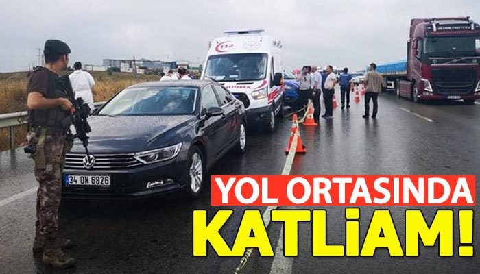 İstanbul'dan yol ortasında katliam!