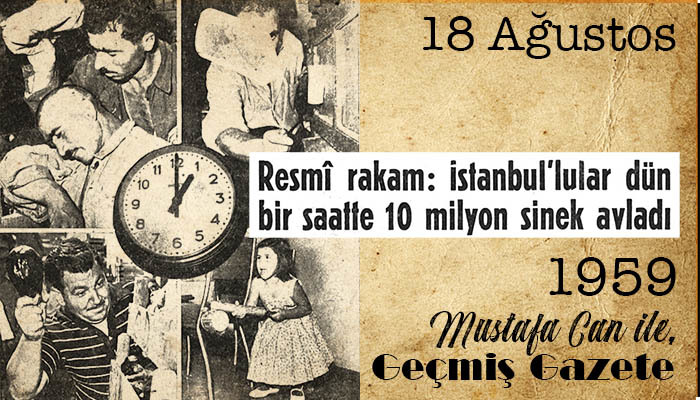İstanbul'lular Dün 10 Milyon Sinek Avladı I 18 Ağustos Geçmiş Gazete