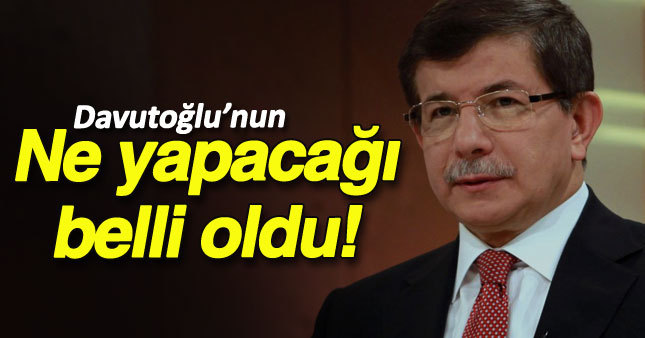 İşte Davutoğlu'nun yeni hayatı