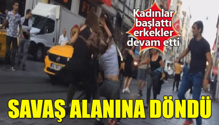 İstiklal Caddesi savaş meydanına döndü!