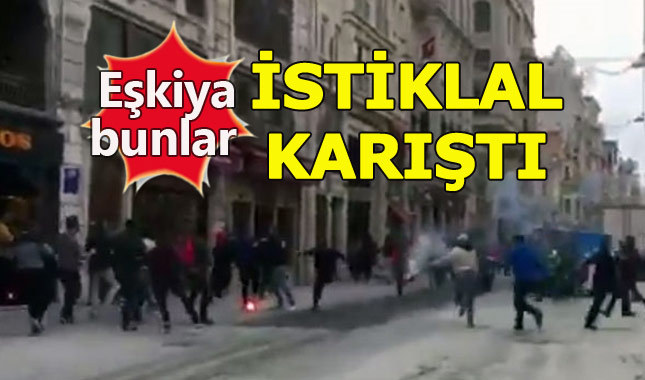 İstiklal Ceddesi'nde taraftar dehşeti!