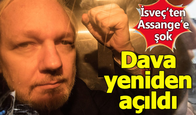 İsveç'ten Assange davasını yeniden açtı