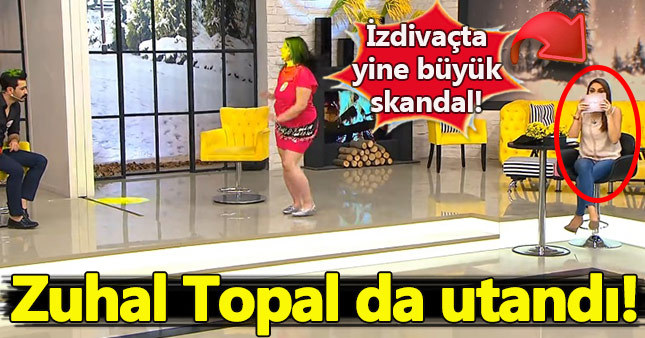 İzdivaçta gelin adayı Zuhal Topal'ı da utandırdı