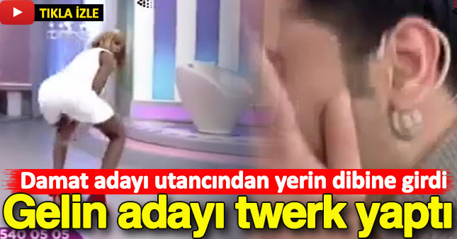 İzdivaçta gelin adayı twerk dansı yaptı