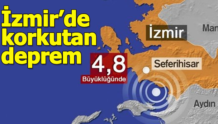 İzmir'de şiddetli deprem! (İzmir'de deprem son dakika 2019)