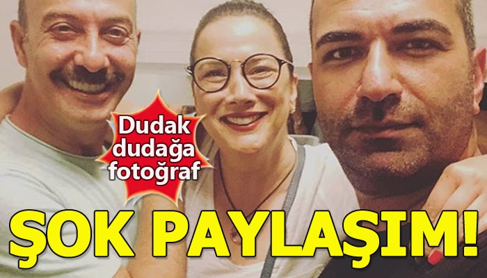 Janset Paçal'ın sevgilisi Tarkan Gözübüyük ile dudak dudağa paylaşımı