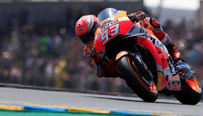 Japonya'da zirve Marquez'in