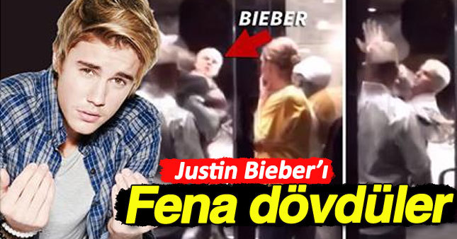 Justin Bieber'ı tekme tokat dövdüler 