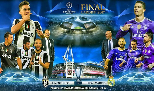 Juventus-Real Madrid şampiyonlar ligi finali canlı yayın maç linki TRT 1