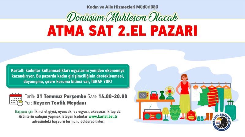 KARTAL'DA KADIN DAYANIŞMASI VE GERİ DÖNÜŞÜM BULUŞMASI