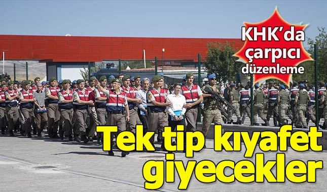 KHK'da mahkumlara "tek tip kıyafet" düzenlemesi - Mahkum kıyafeti hangi renk olacak?