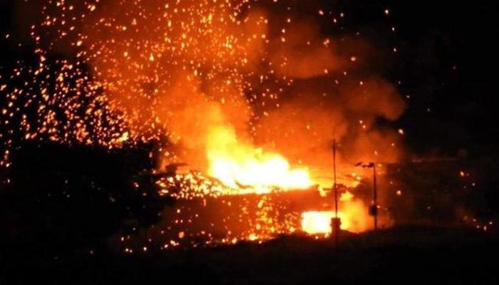KKTC'de askeri bölgede peş peşe patlamalar
