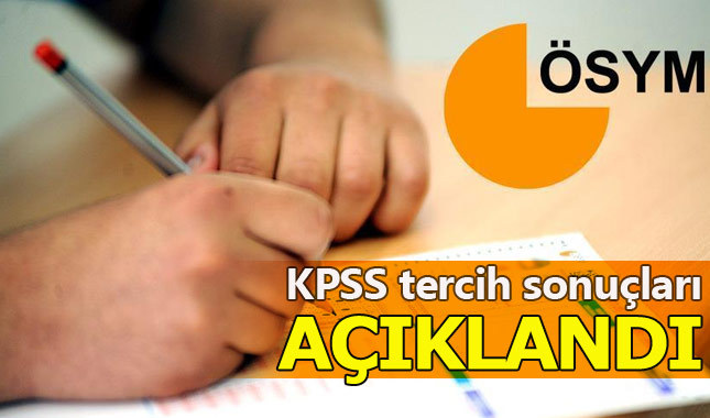 KPSS 2017 tercih sonuçları açıklandı - osym.gov yerleştirme sonucu sorgulama ekranı ÖSYM