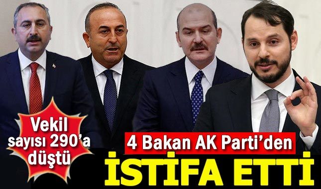 Kabineye seçilen AK Parti milletvekilleri istifa etti